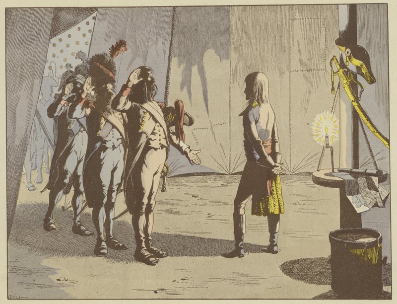 Na de Slag bij Lodi boden de oude soldaten hun jonge commandant de rang van korporaal aan, oorsprong van de bijnaam De Kleine Korporaal, die bij Napoleon bleef door pseudonym for Onfray de Breville Jacques Job