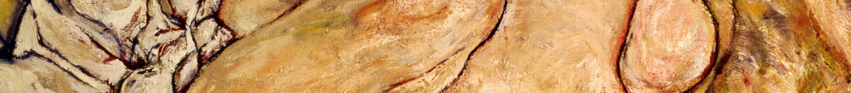 De omhelzing, 1917 (Egon Schiele), Detail: Rücken der Frau