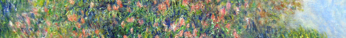 Bloeiende kastanjeboom (Pierre-Auguste Renoir), Detail: Blühende Baumkrone