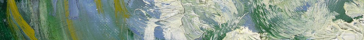 Zeegezicht nabij Les Saintes-Maries-de-la-Mer (Vincent van Gogh), Detail: Brechende Welle mit Schaum