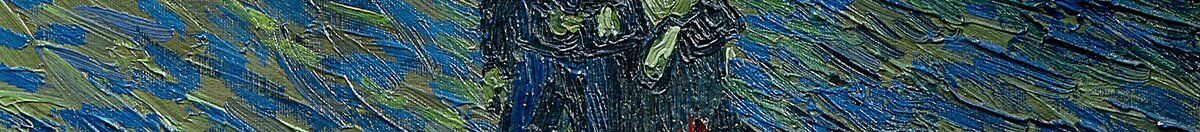 Sterrennacht boven de Rhône (Vincent van Gogh), Detail: Liebespaar am Ufer