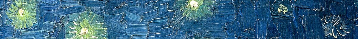 Sterrennacht boven de Rhône (Vincent van Gogh), Detail: Sternenhimmel mit Großem Wagen
