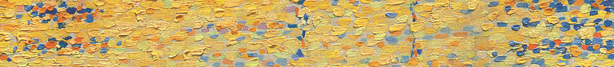 De haven bij zonsondergang, Opus 236 (Paul Signac), Detail: Spiegelung im Wasser