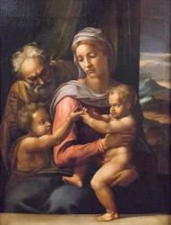 Heilige familie met Johannes de Doper