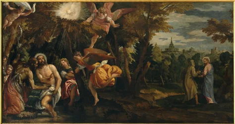 Doop en Verzoeking van Christus, c.1582