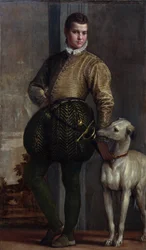 Jongen met een windhond