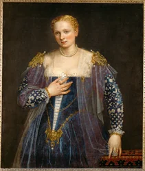Portret van een vrouw, genaamd " La bella Nani " ...