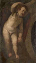 Een staande putto