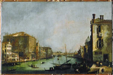 Het Canal Grande in Venetië (schilderij op doek)