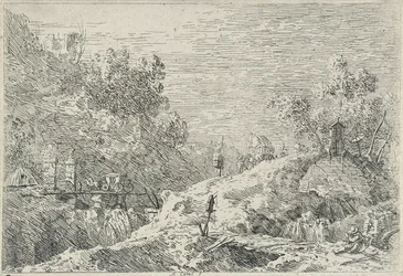 Landschappen met vijf bruggen