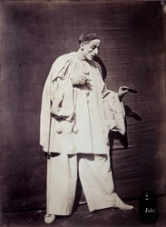 Mime: Charles Deburau (1829-1873) in 