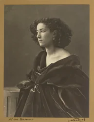Portret van Sarah Bernhardt in 1864 door Nadar