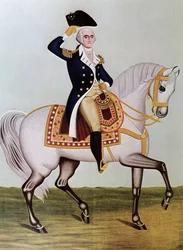George Washington te paard