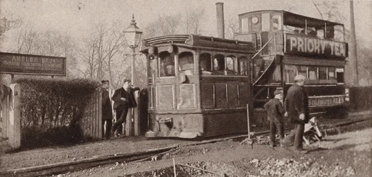 Laatste van de oude stoomtrams in Birmingham