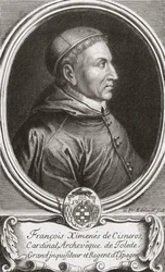 Francisco Jiménez de Cisneros. Portret