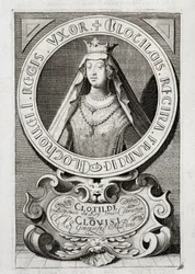 Portret van Koningin Clotilde