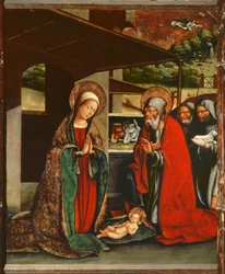 Aanbidding van de herders, altaarstuk uit de kerk van Santa Maria Palau-Solita, Barcelona
