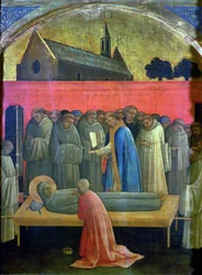 De dood van St. Franciscus