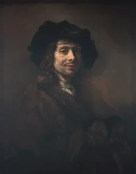 Portret van een jongeman (misschien een kunstenaar) 1661-62 (olieverf op doek)