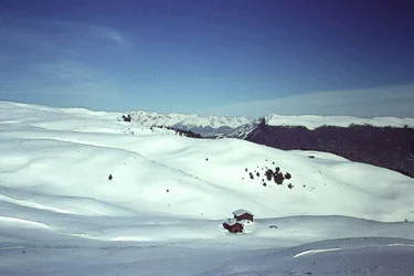 Sneeuw in de Alpen