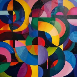 Moderne muurkunst decor voor prints met impressionisme tekenachtergrond