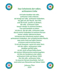 Het geheim van nobele, bedachtzame liefde