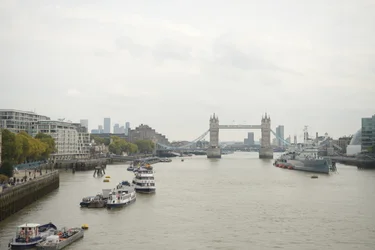 London Bridge over de Theems in het hart van Londen