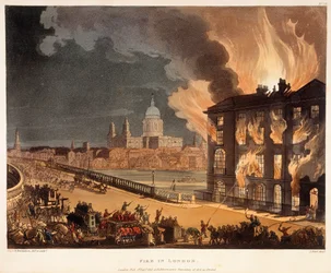 Brand in Londen