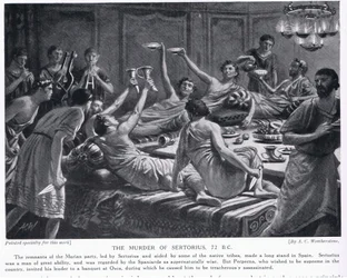 De moord op Sertorius, 72 v.Chr.