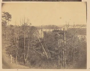 [Landschap met bomen en water]
