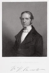 William Hickling Prescott, gegraveerd door Thomas B. Welch (1814-74) naar een daguerreotype