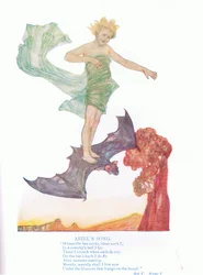 Ariels lied (De Storm), uit Verhalen van Shakespeare uitgegeven door Ward Lock & Co Ltd