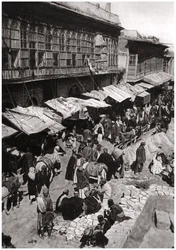 De Sheikh Gazal Markt in Ashar, Basra, Irak, 1925