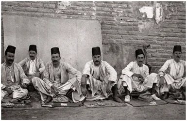 Turkse geldwisselaars, Bagdad, Irak, 1925