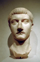 Hoofd van de Romeinse Keizer Tiberius