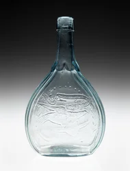 Gevormde fles, c. 1866-1874