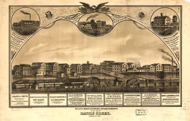 Molens en verwerkende bedrijven van de stad Battle Creek, Calhoun Co, Mich. LOC 73693421