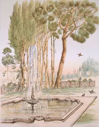 Een tuin in Turkije, gepubliceerd 1883