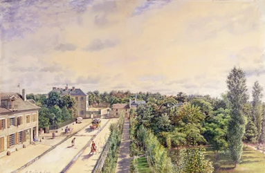 Het gastenhuis in Sevres, c.1840