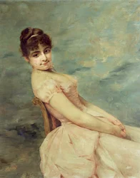 Portret van een jonge vrouw
