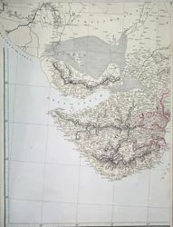 Kaart van West-India, 1816