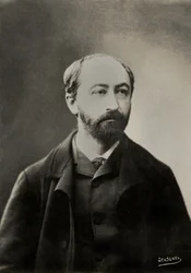 Portret van de schrijver Eugene Muntz (foto)