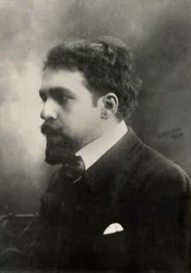 Portret van de Franse componist Reynaldo Hahn (foto)