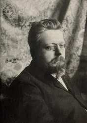 Portret van de Franse schilder Charles Lucien Leandre ( 1862