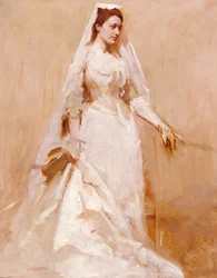 Een bruid, ca. 1895