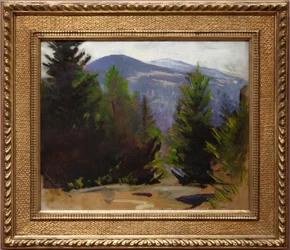 Schets van de berg Monadnock