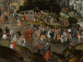 Christus die het Kruis Draagt (detail)