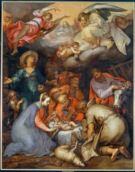 Aanbidding van bergers ...