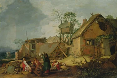 Landschap met boerderij, 1629