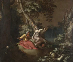 Landschap met Vertumnus en Pomona